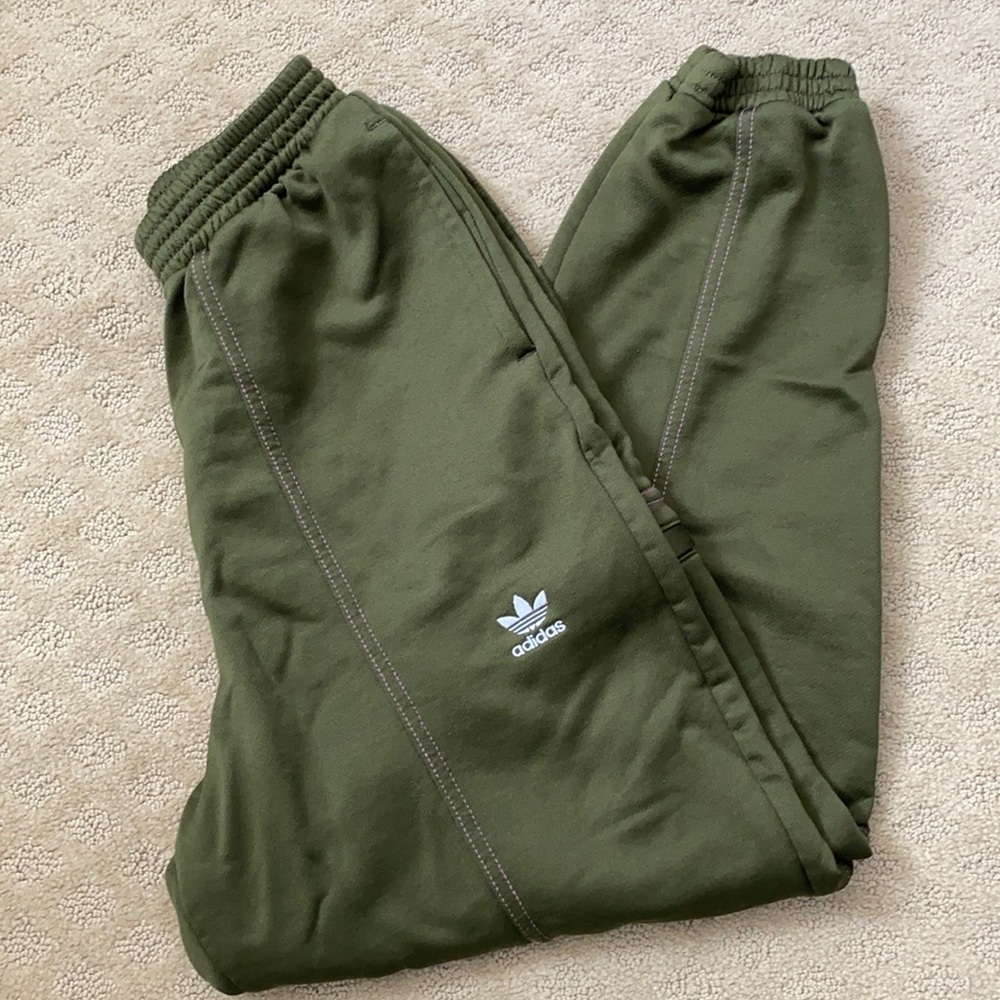 Adidas Olive Green Sweatpants Joggers